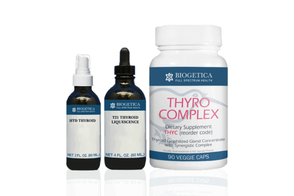 Biogetica Essentials Kit With T21 Thyroid Liquescence