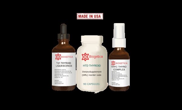 Biogetica Essentials Kit with T21 Thyroid Liquescence