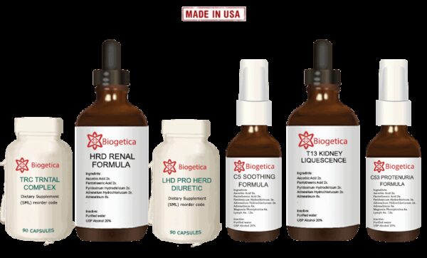 Optimal Kit With Homeopathic Renal Support And Herbs Formula