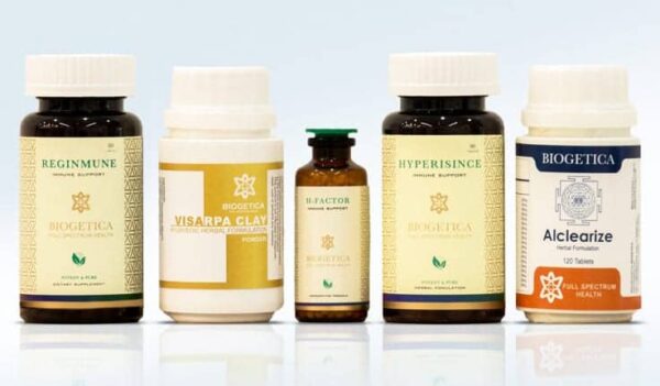 Salvation kit with Hypericum Mysorense, Alclearize and Homeopathic H factor