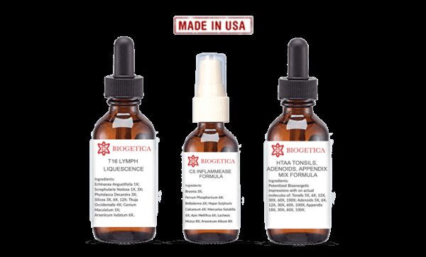 Biogetica Essentials Kit with T16 Lymph Liquescence