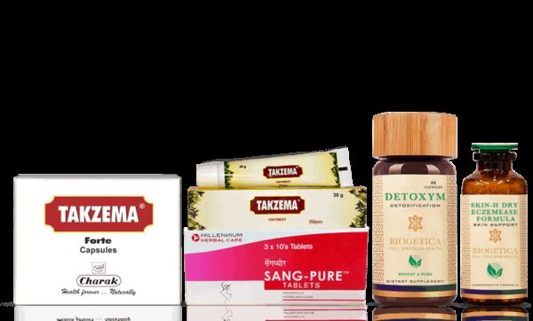 Doctor Recommended 4 Month Supply Biogetica Freedom Kit With SKin-H Dry ECZemease Formula
