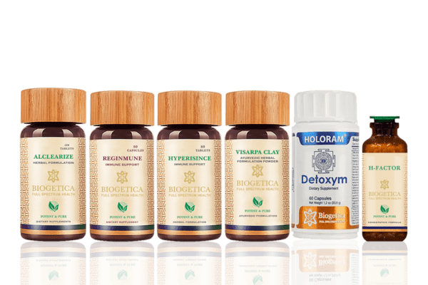 Doctor Recommended 4 Month Supply Salvation Kit With Hypericum Mysorense, Alclearize and Homeopathic H factor