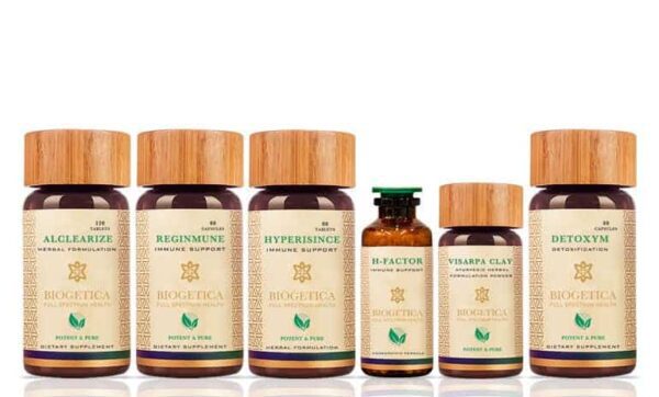 Doctor Recommended 4 Month Supply Salvation kit with Hypericum Mysorense, Alclearize and Homeopathic H factor
