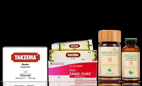 Doctor Recommended 4 Month Supply Biogetica Freedom Kit with Skin-F Wet Eczemease Formula