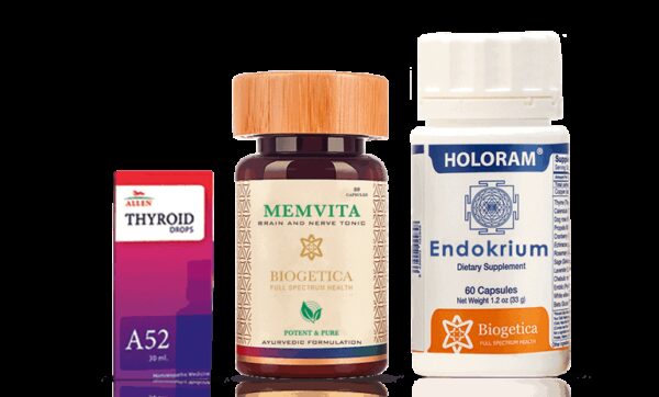 Full Spectrum Endocrine Support kit with Endokrium and Hekla lava