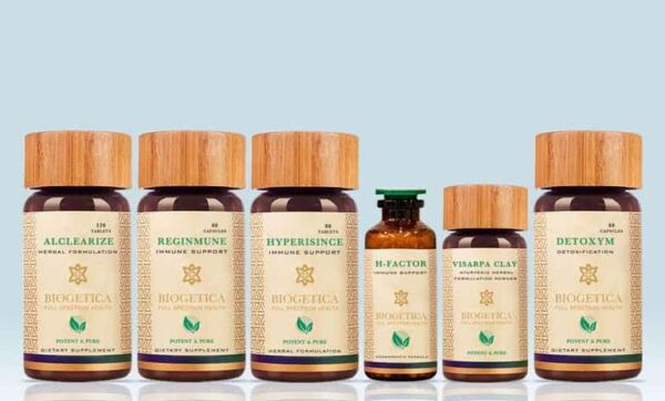 Doctor Recommended 6 Month Supply Salvation kit with Hypericum Mysorense, Alclearize and Homeopathic H factor